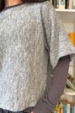 Clemmie Box Knit Grey Marl